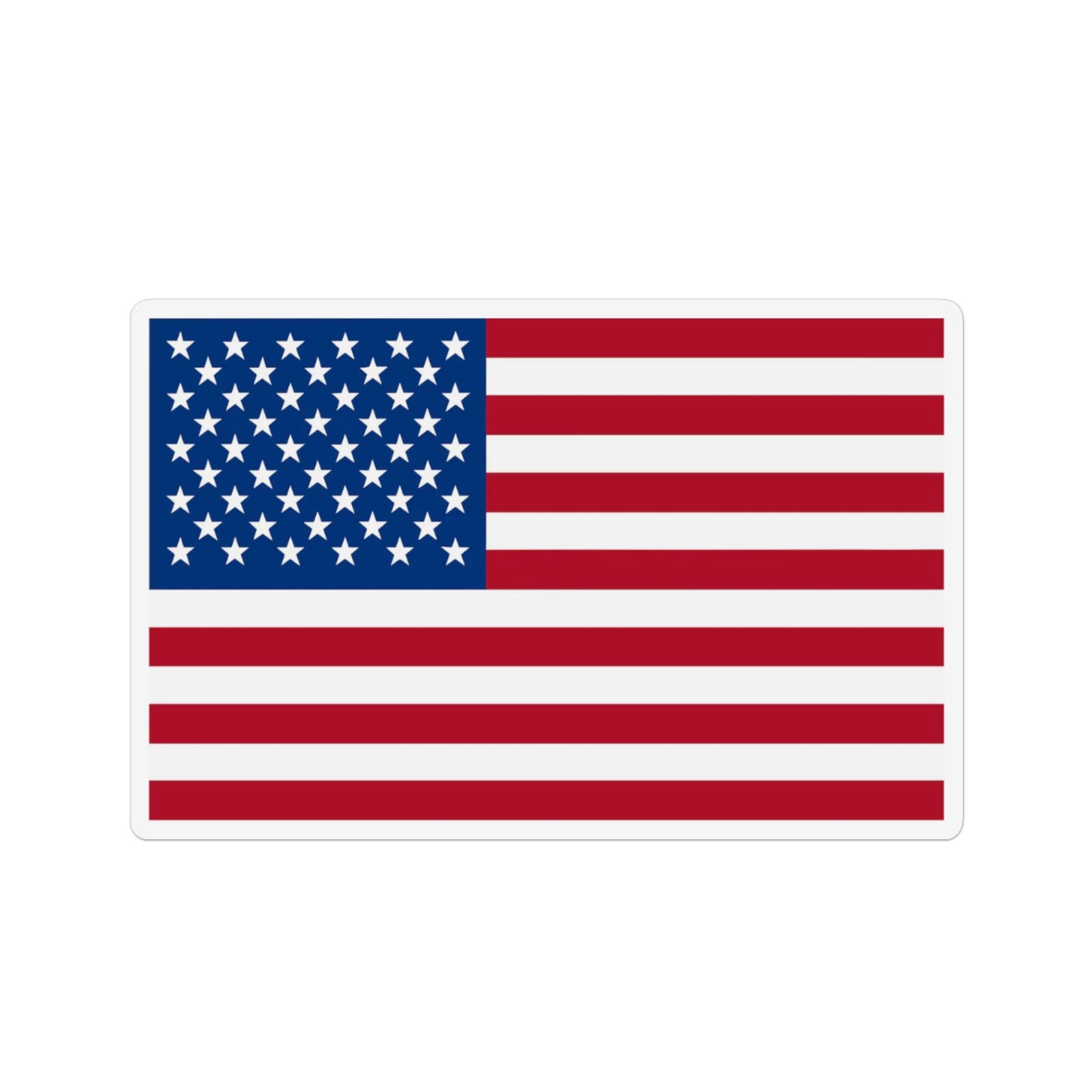 American Flag Custom Shape Magnet — Patriotic USA Fridge Magnet