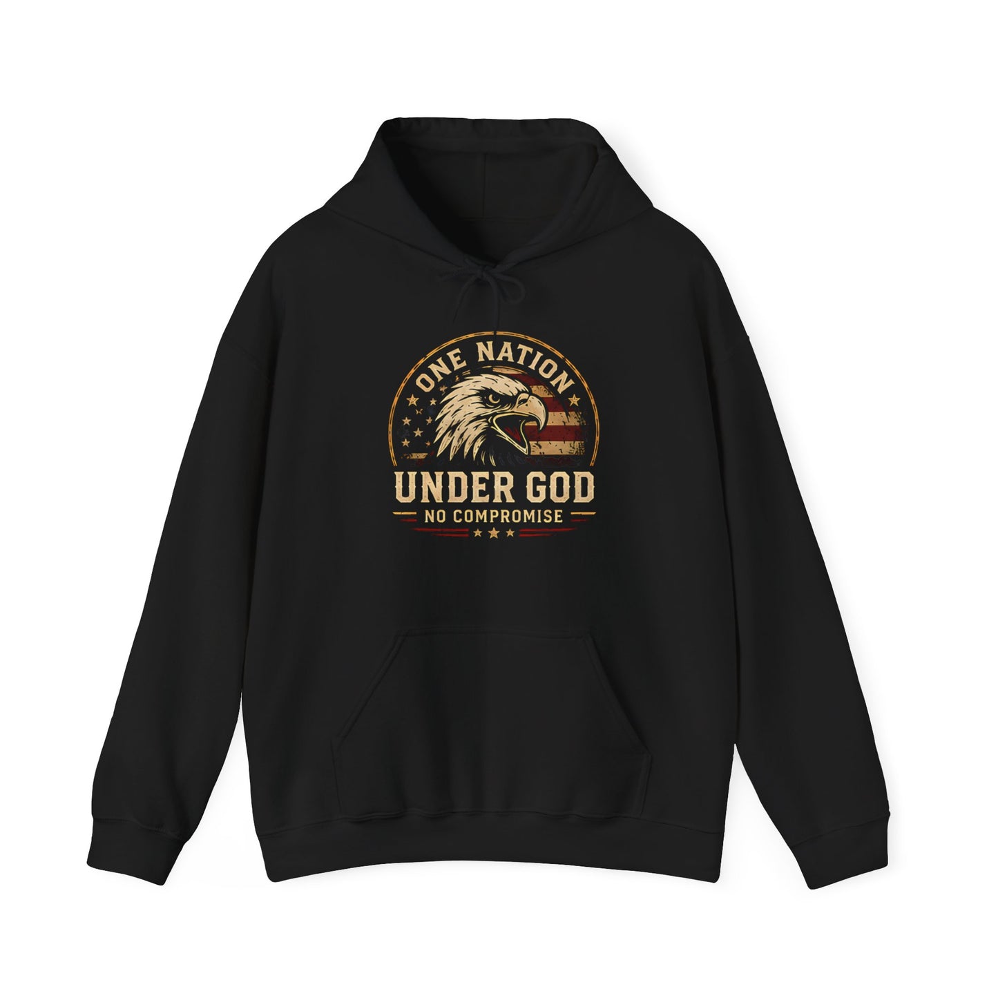 Under God Eagle Hoodie — "One Nation Under God" Patriotic Pullover