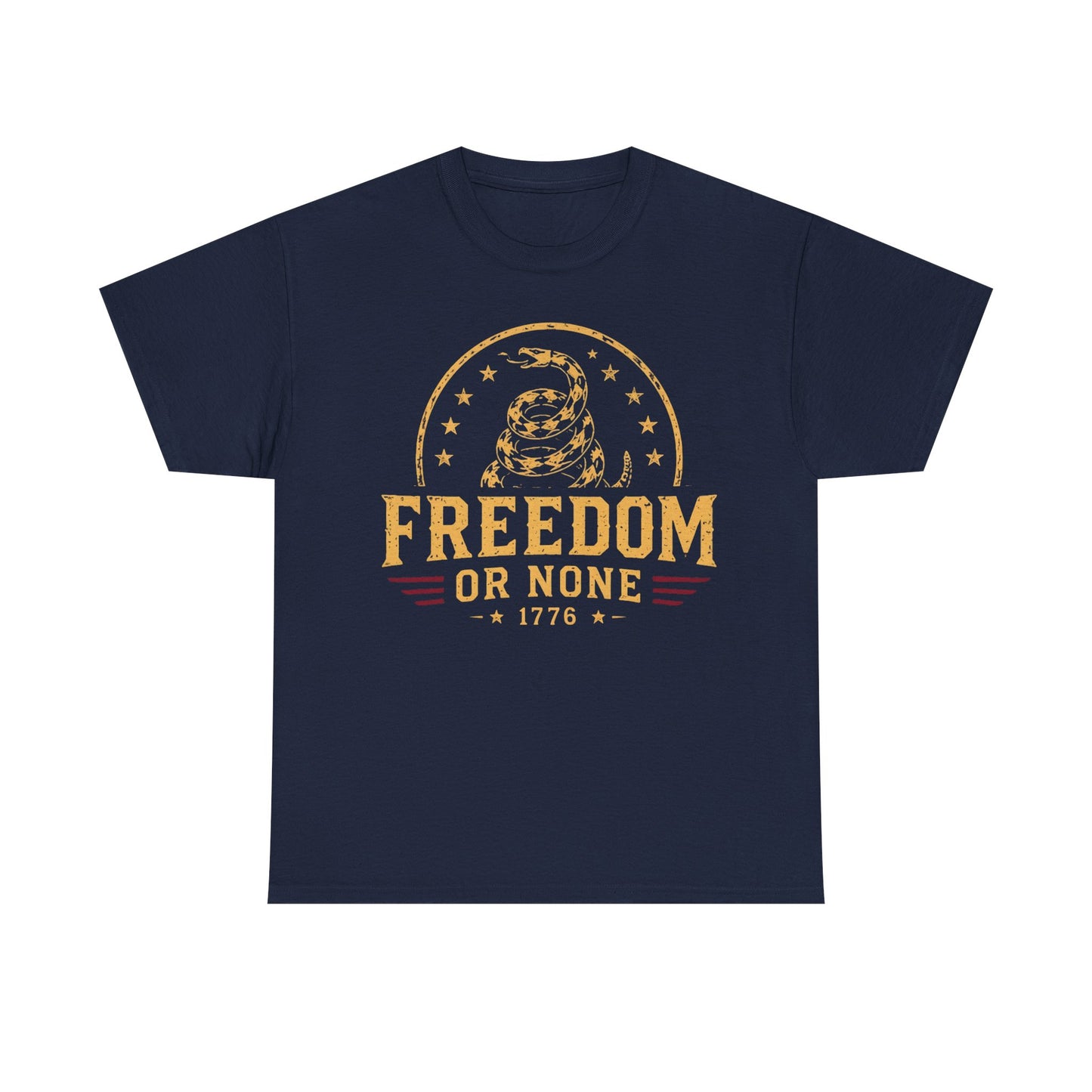 Freedom or None T-Shirt – Don't Tread On Me 1776 Tee