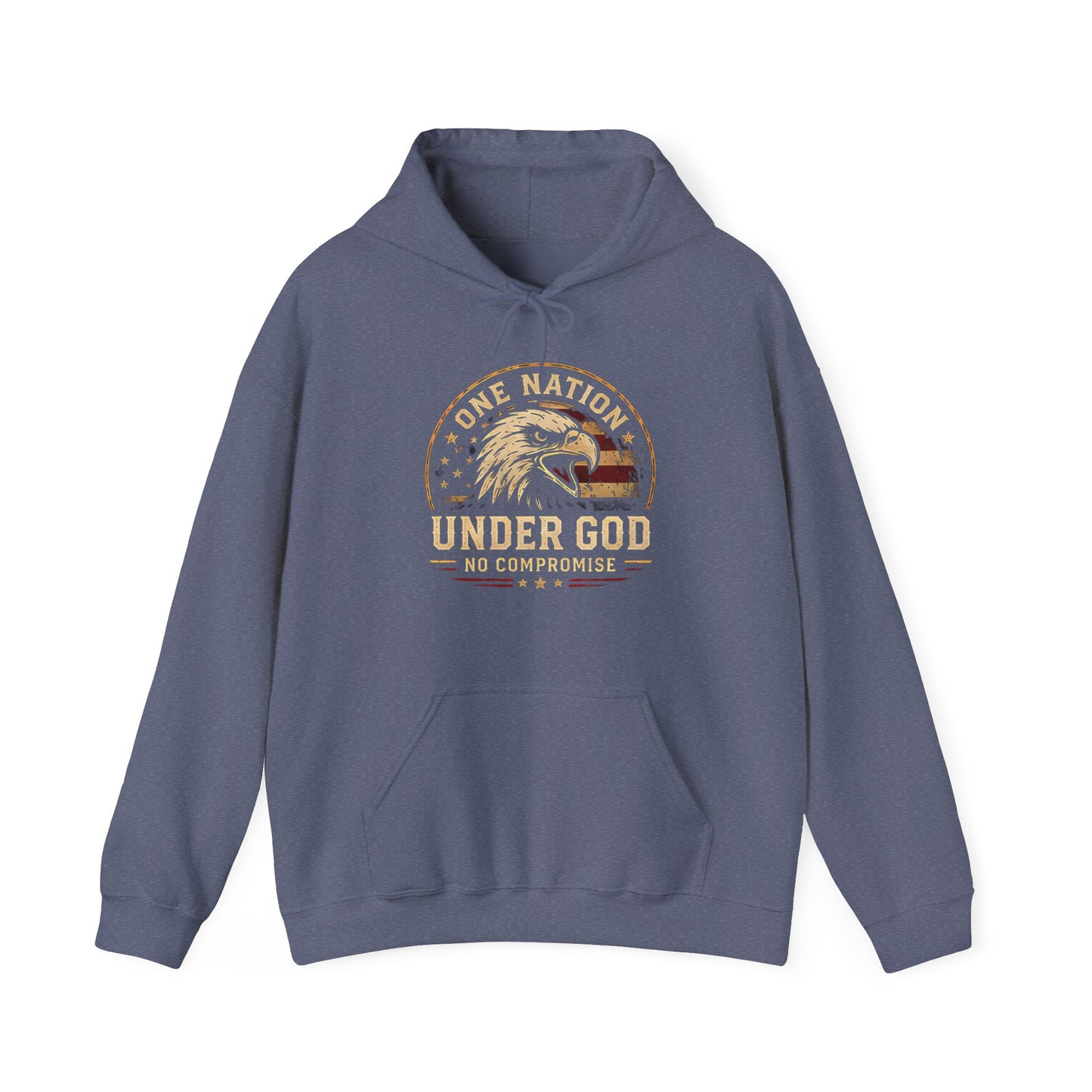Under God Eagle Hoodie — "One Nation Under God" Patriotic Pullover