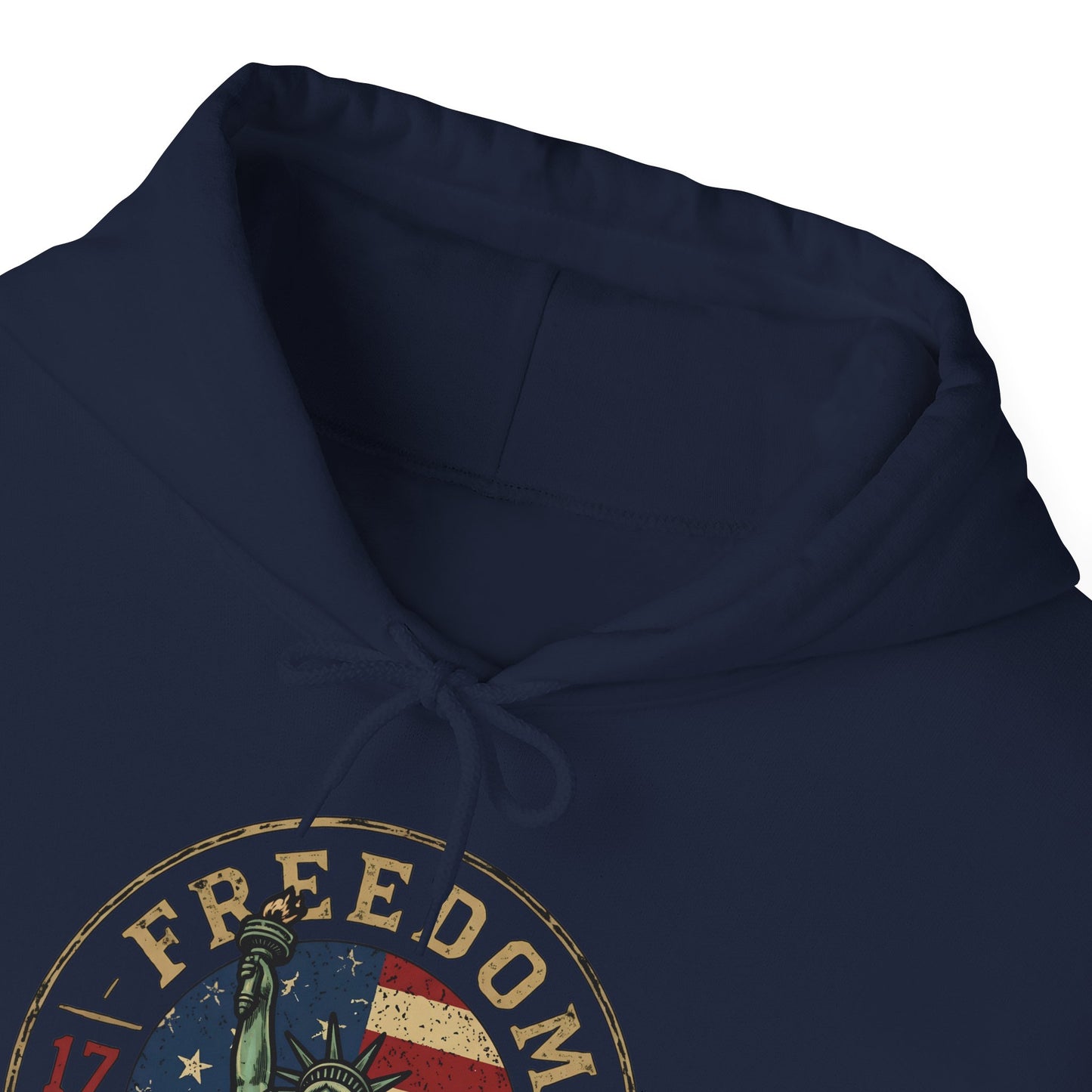 Statue of Liberty "Freedom or None" Hoodie — Patriotic Liberty Slogan Sweatshirt