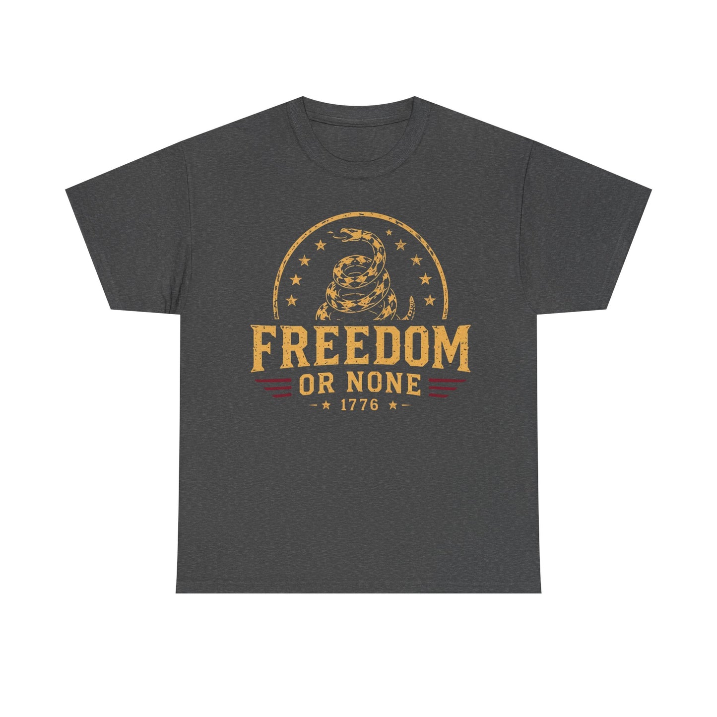 Freedom or None T-Shirt – Don't Tread On Me 1776 Tee