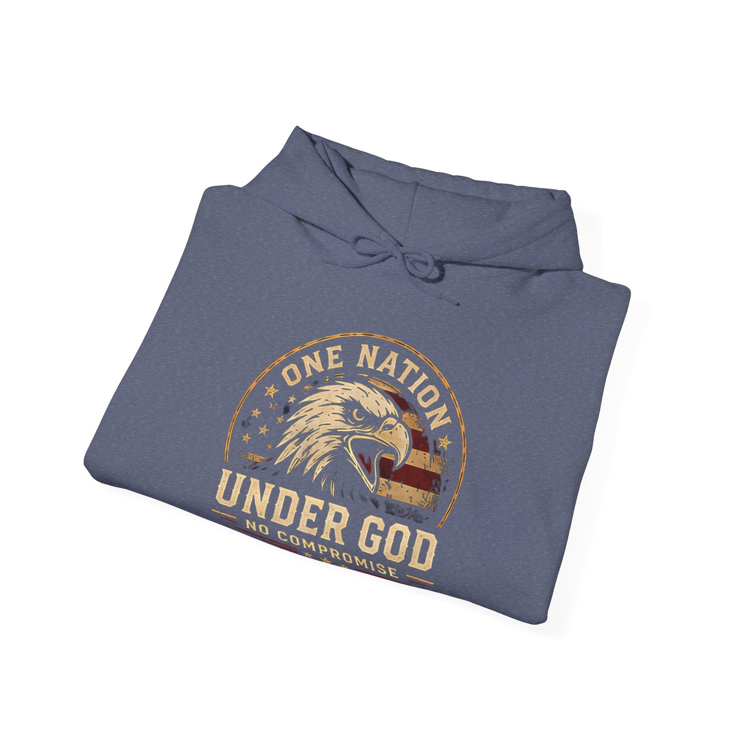 Under God Eagle Hoodie — "One Nation Under God" Patriotic Pullover