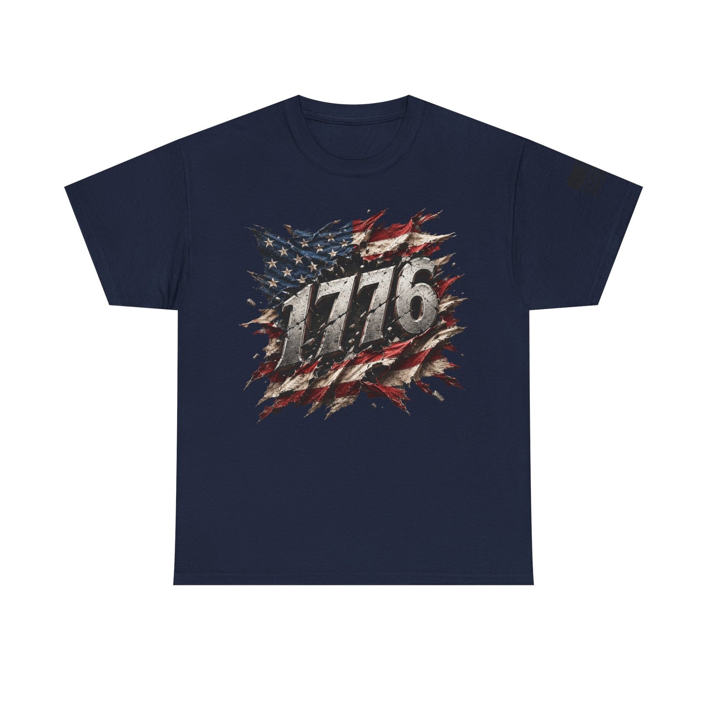 1776 American Flag T‑Shirt — Vintage Patriotic Graphic Tee for Independence Day