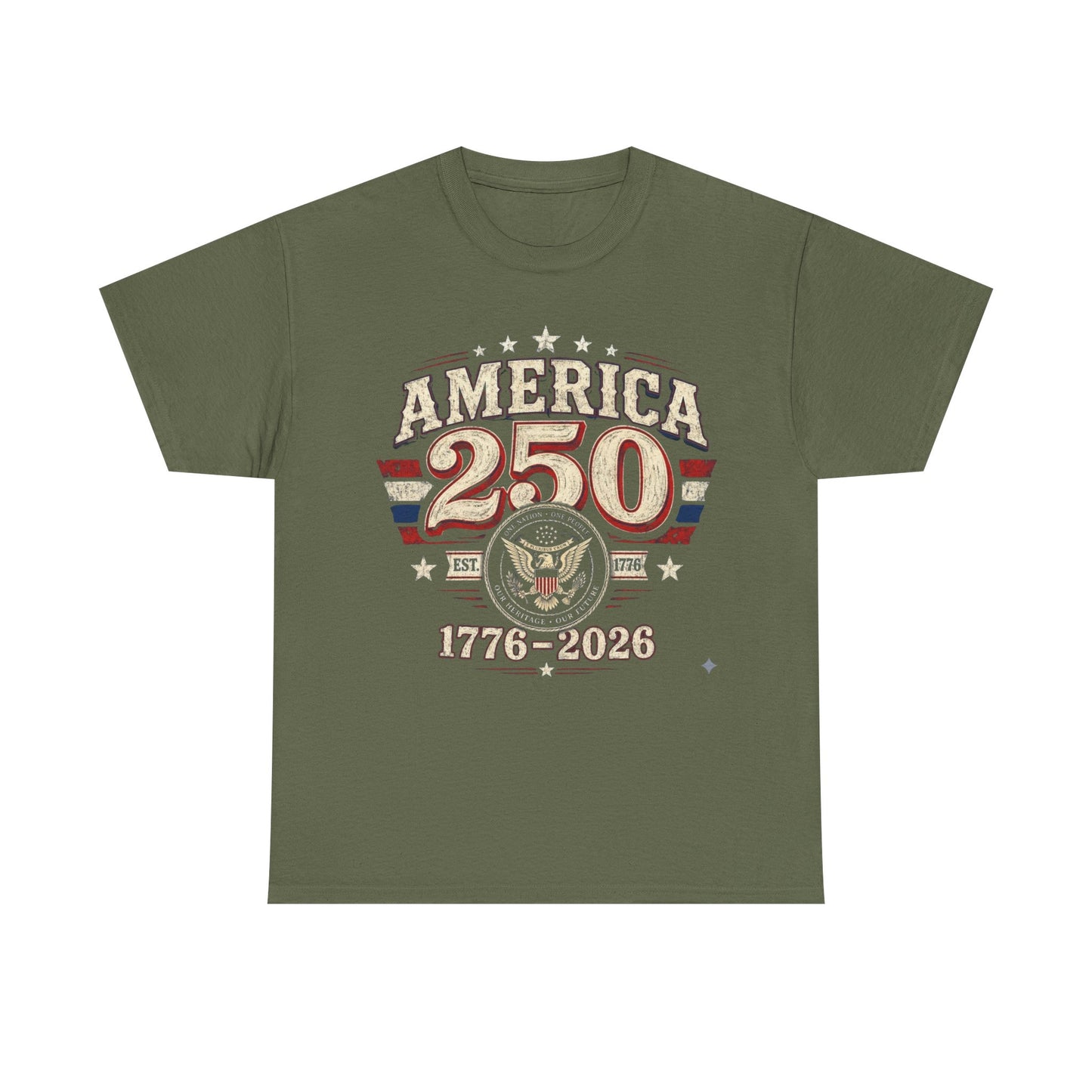 America 250 T‑Shirt — 1776–2026 Bicentennial Celebration Tee