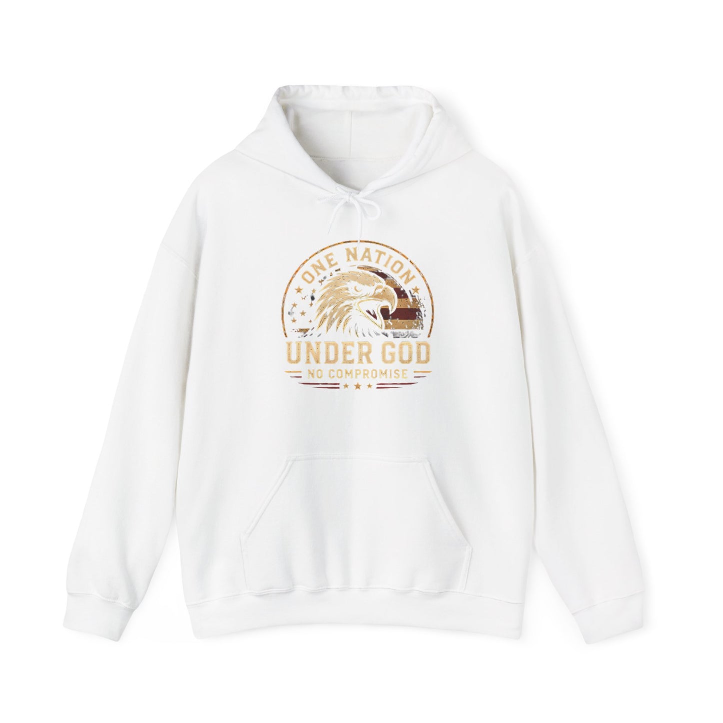 Under God Eagle Hoodie — "One Nation Under God" Patriotic Pullover