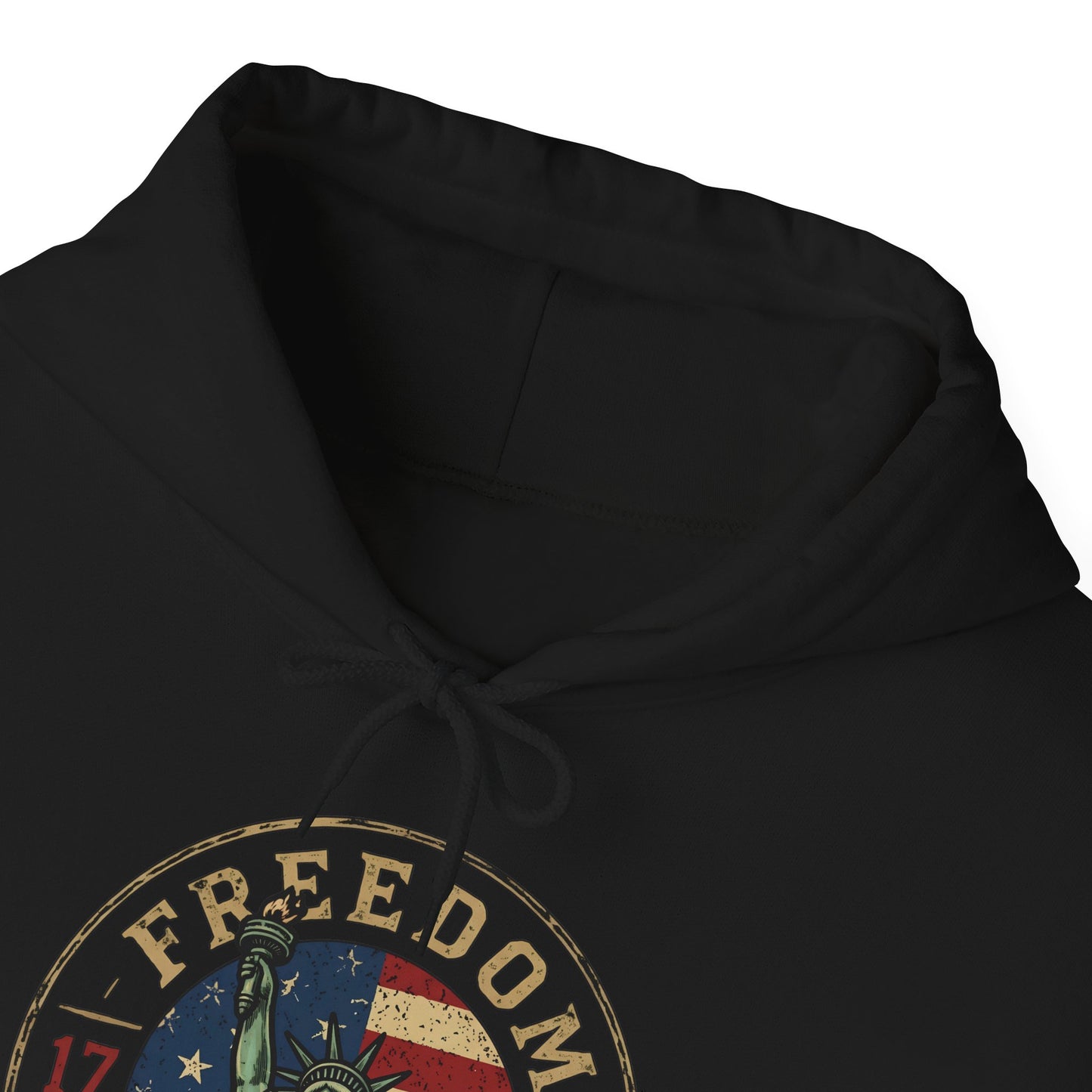 Statue of Liberty "Freedom or None" Hoodie — Patriotic Liberty Slogan Sweatshirt