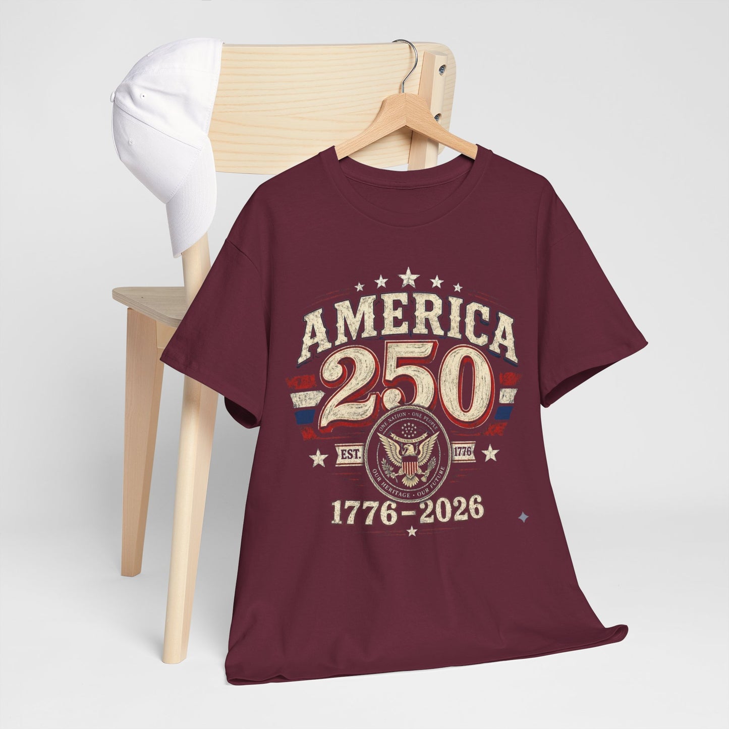 America 250 T‑Shirt — 1776–2026 Bicentennial Celebration Tee