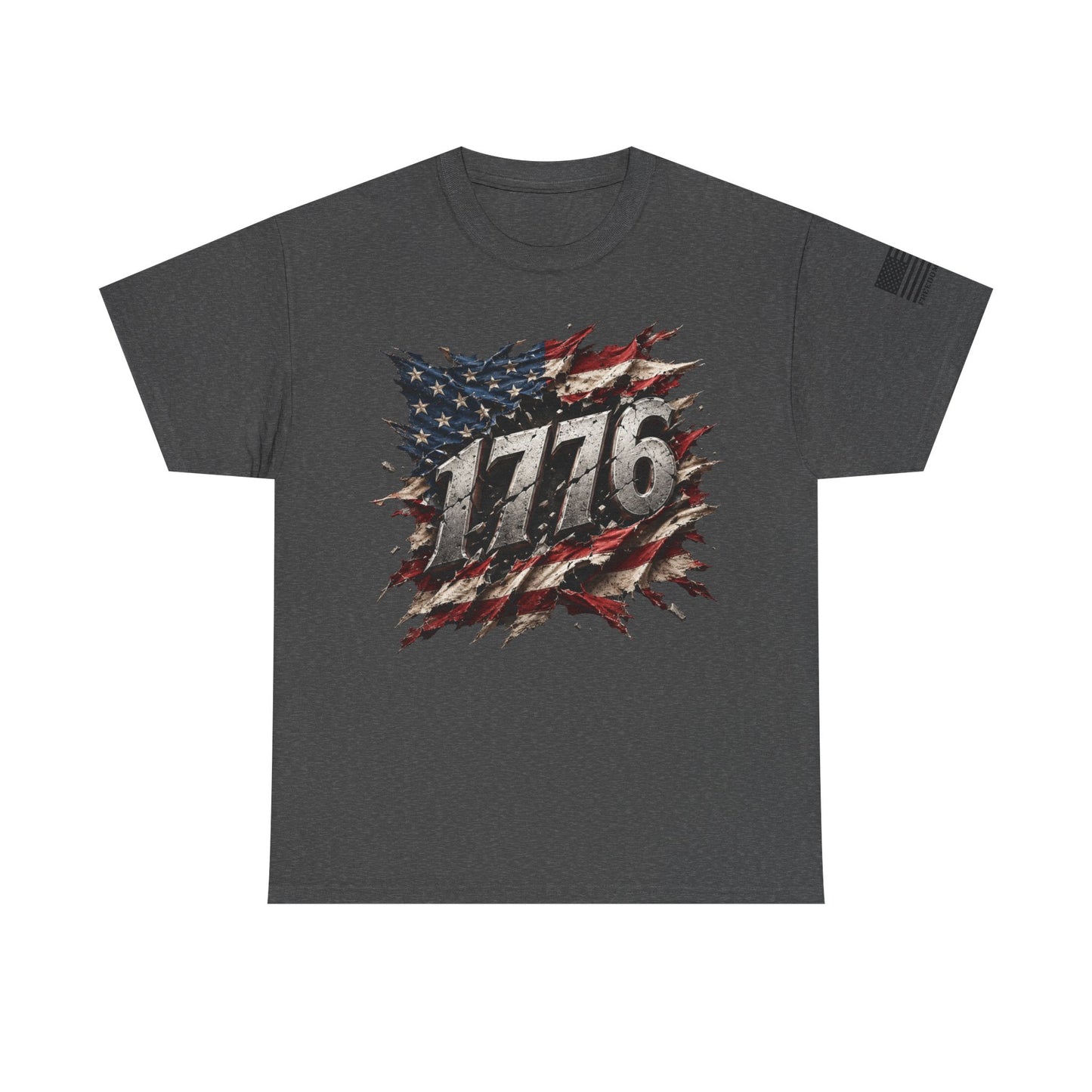 1776 American Flag T‑Shirt — Vintage Patriotic Graphic Tee for Independence Day