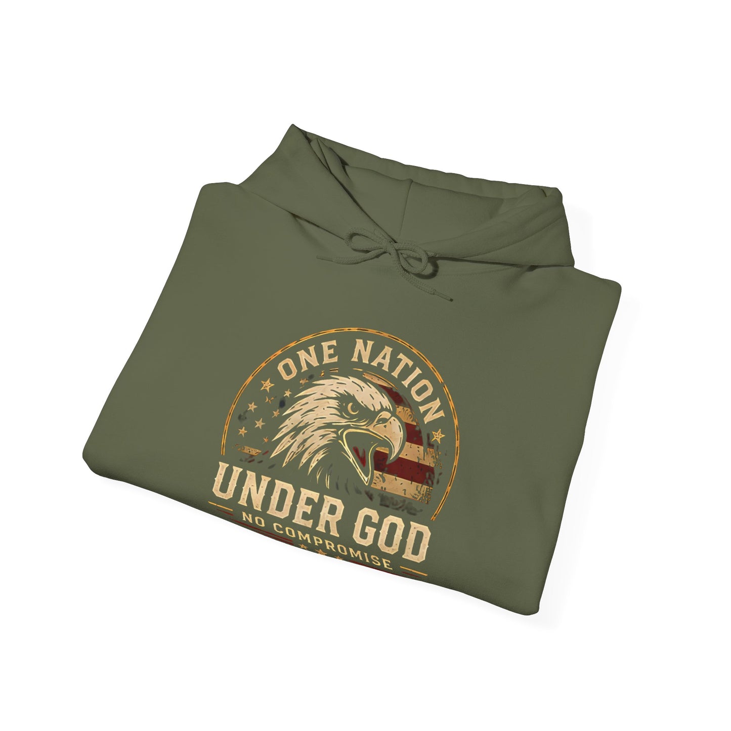 Under God Eagle Hoodie — "One Nation Under God" Patriotic Pullover
