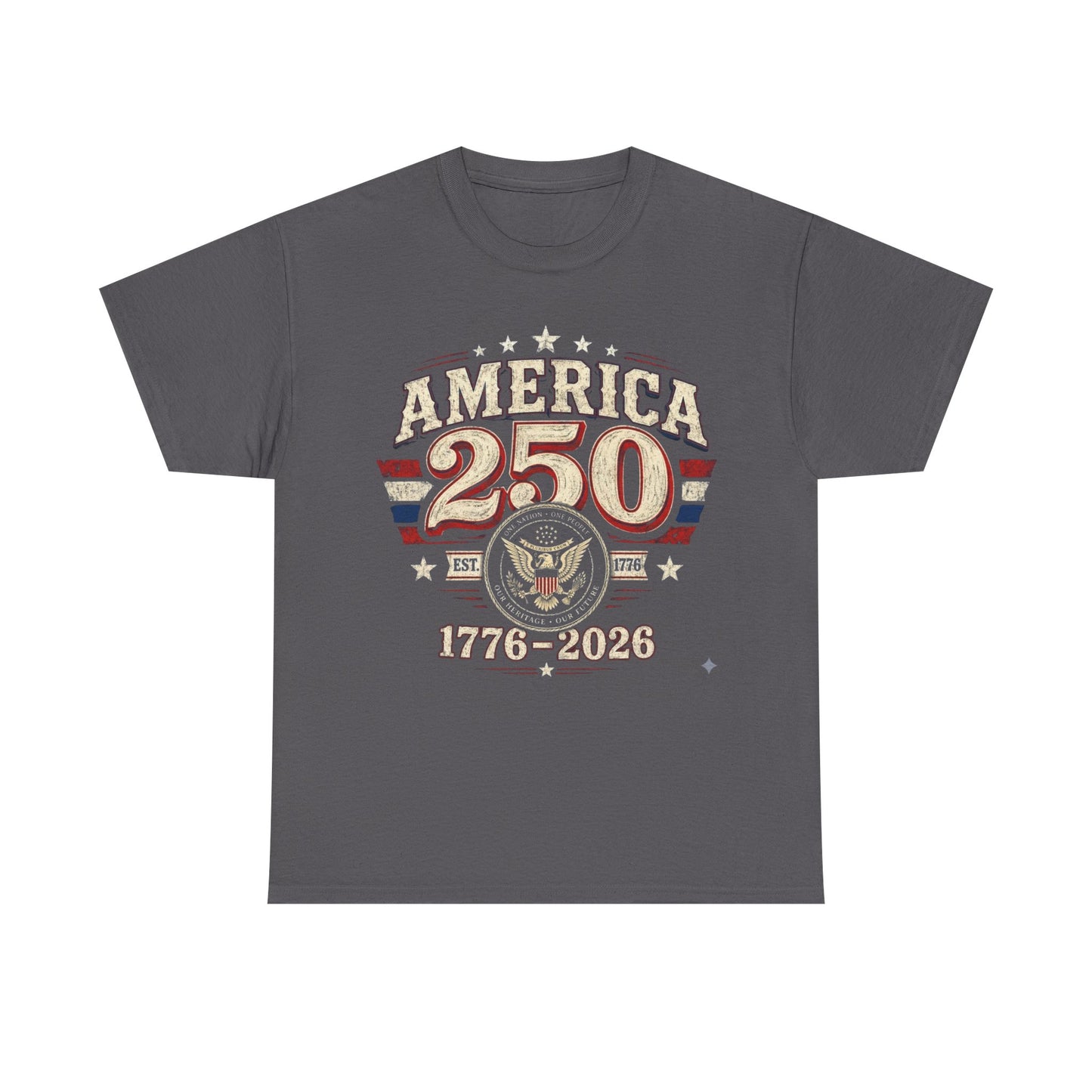 America 250 T‑Shirt — 1776–2026 Bicentennial Celebration Tee