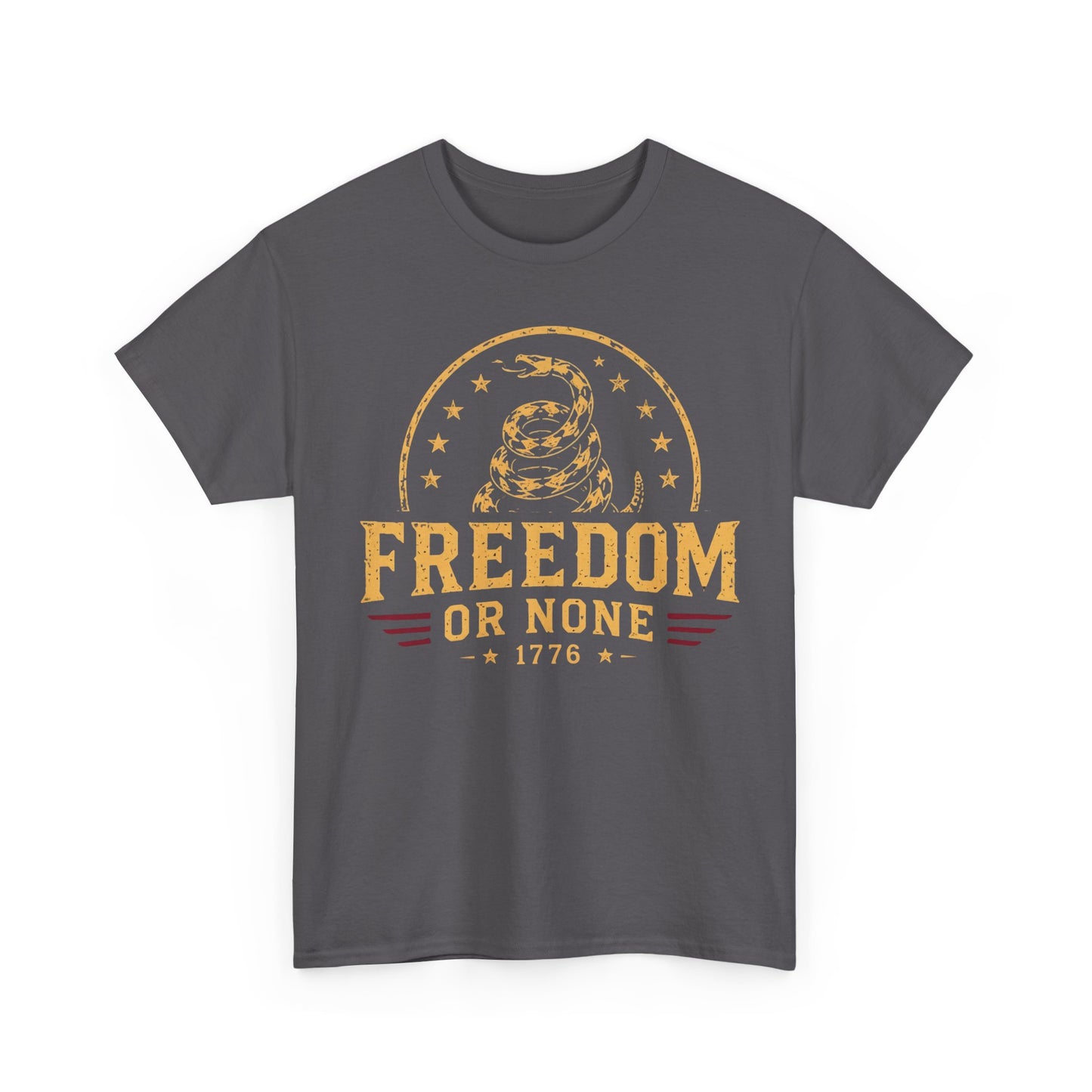 Freedom or None T-Shirt – Don't Tread On Me 1776 Tee