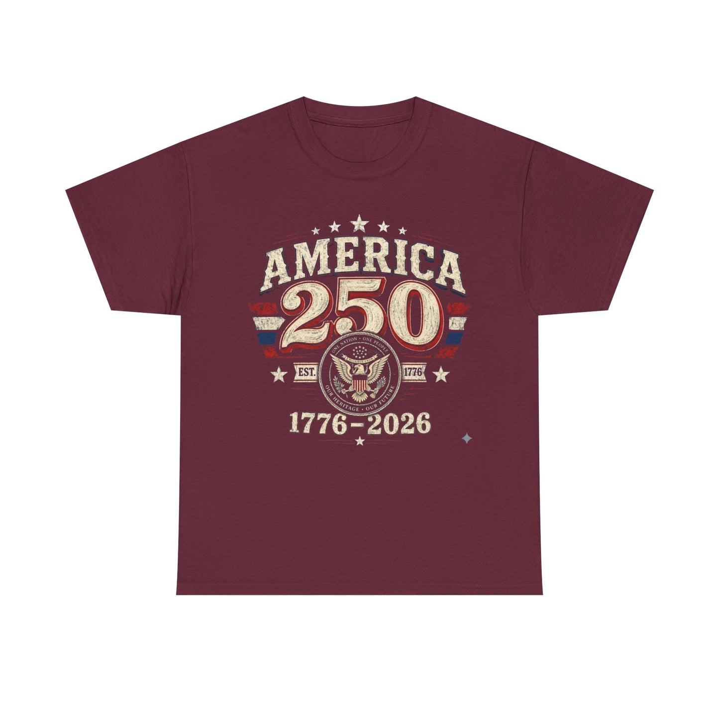 America 250 T‑Shirt — 1776–2026 Bicentennial Celebration Tee