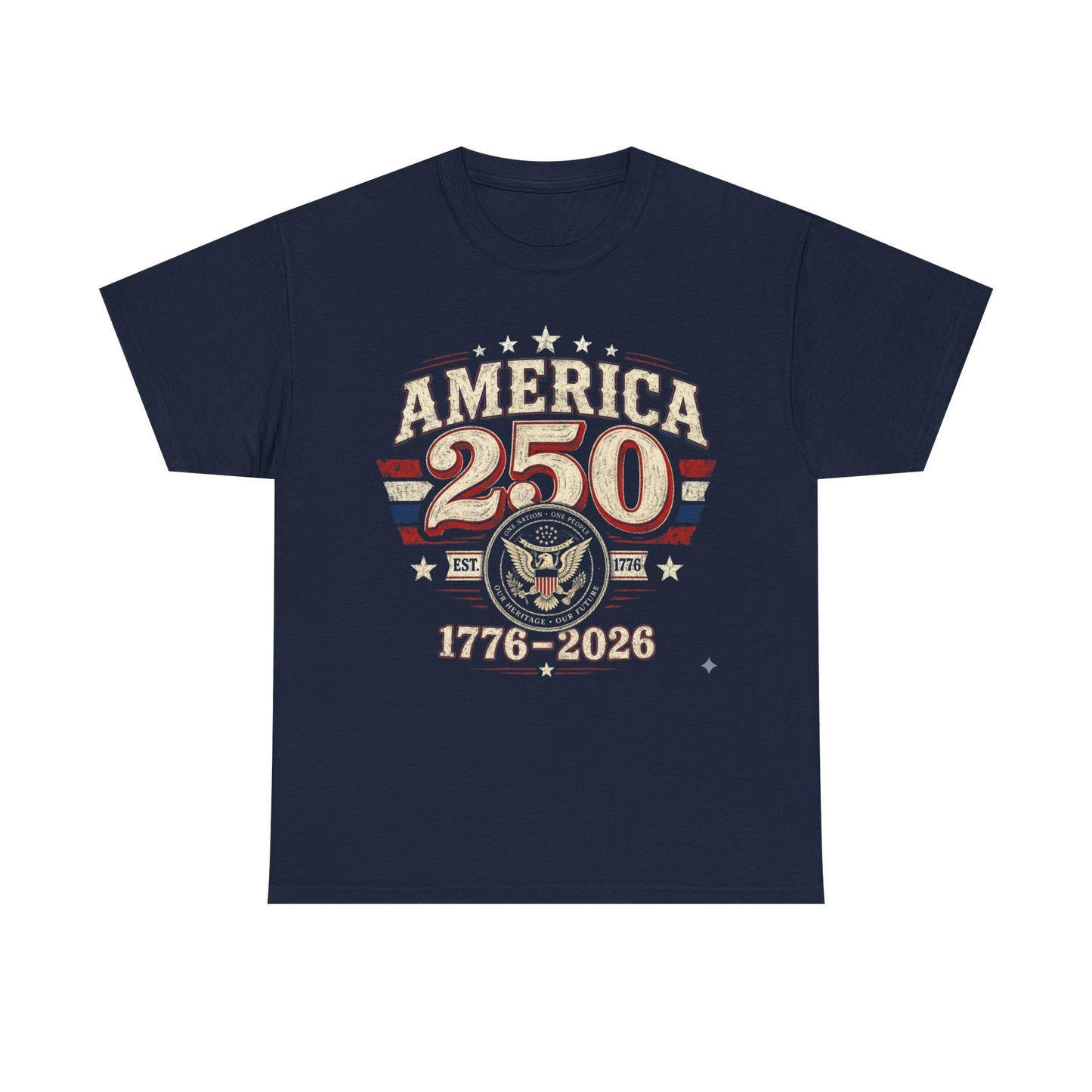 America 250 T‑Shirt — 1776–2026 Bicentennial Celebration Tee
