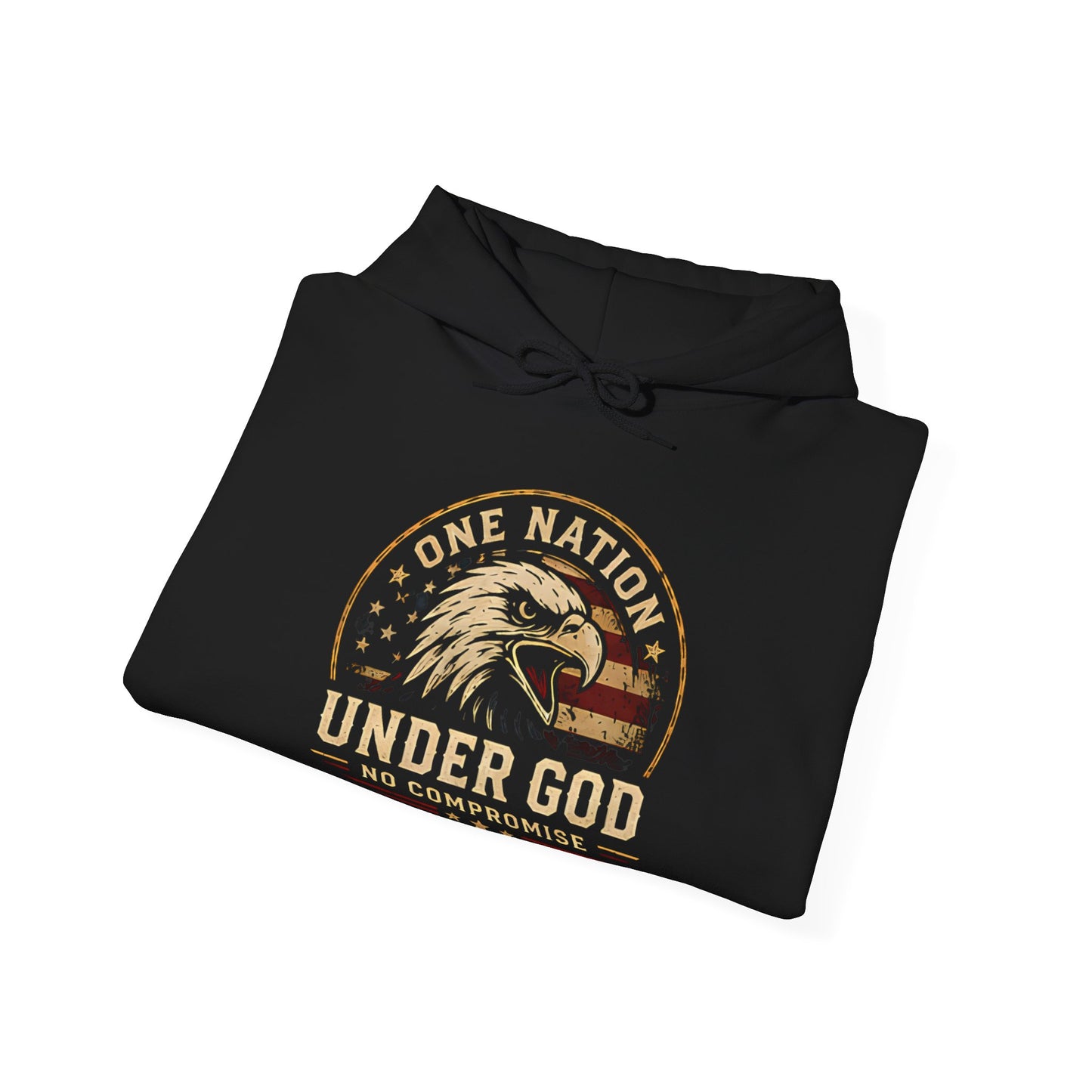 Under God Eagle Hoodie — "One Nation Under God" Patriotic Pullover