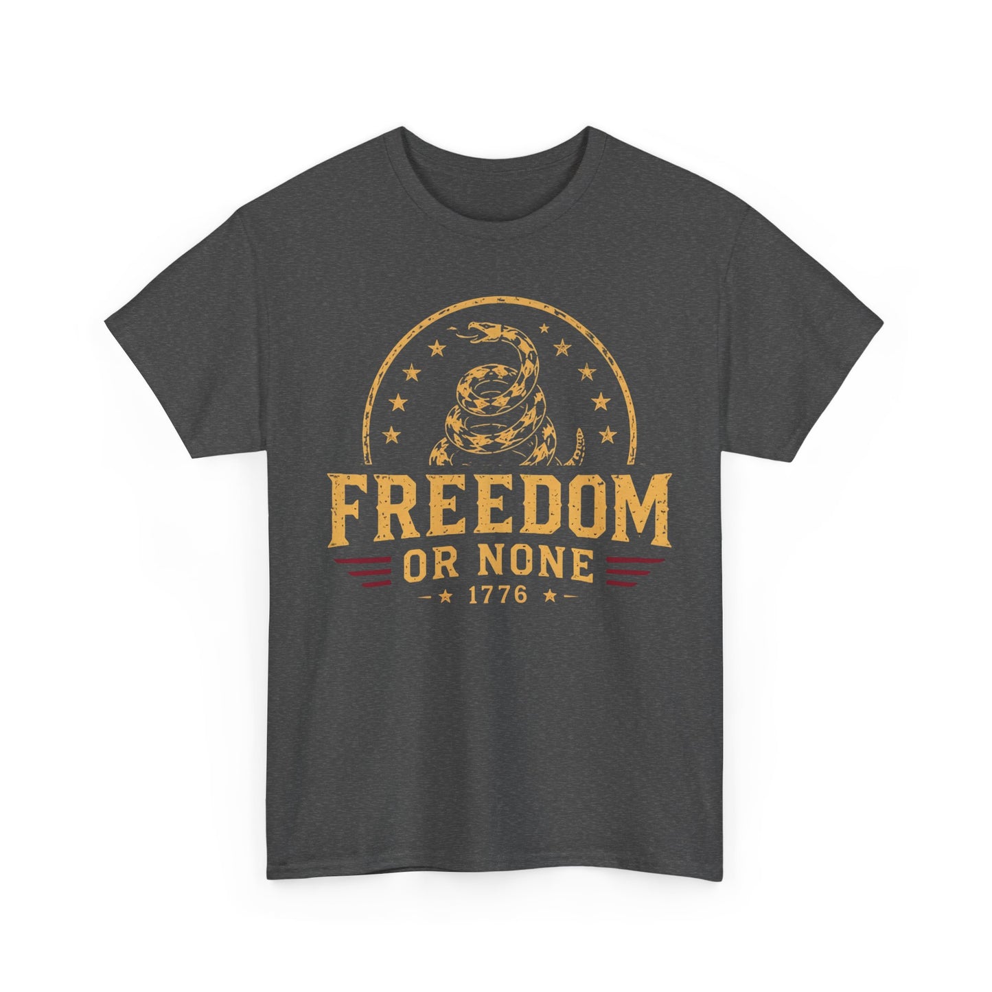 Freedom or None T-Shirt – Don't Tread On Me 1776 Tee