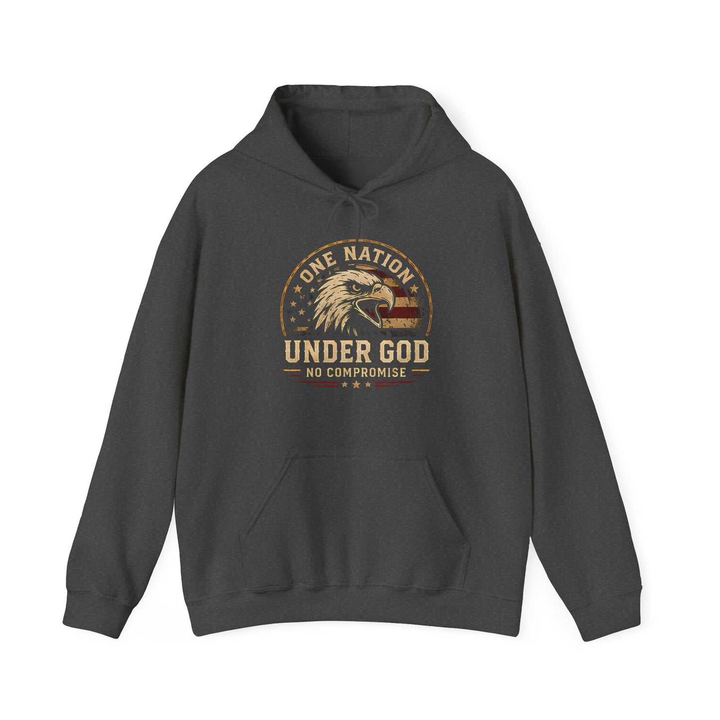 Under God Eagle Hoodie — "One Nation Under God" Patriotic Pullover