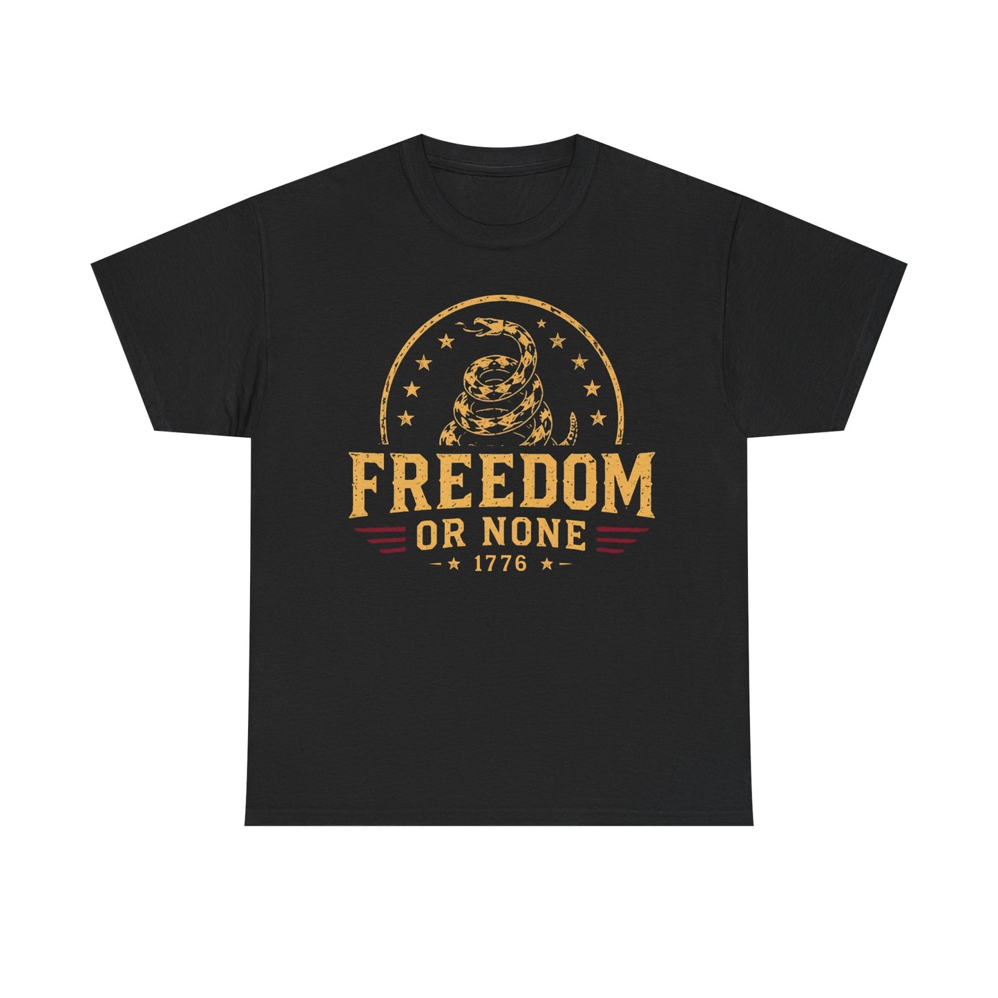 Freedom or None T-Shirt – Don't Tread On Me 1776 Tee