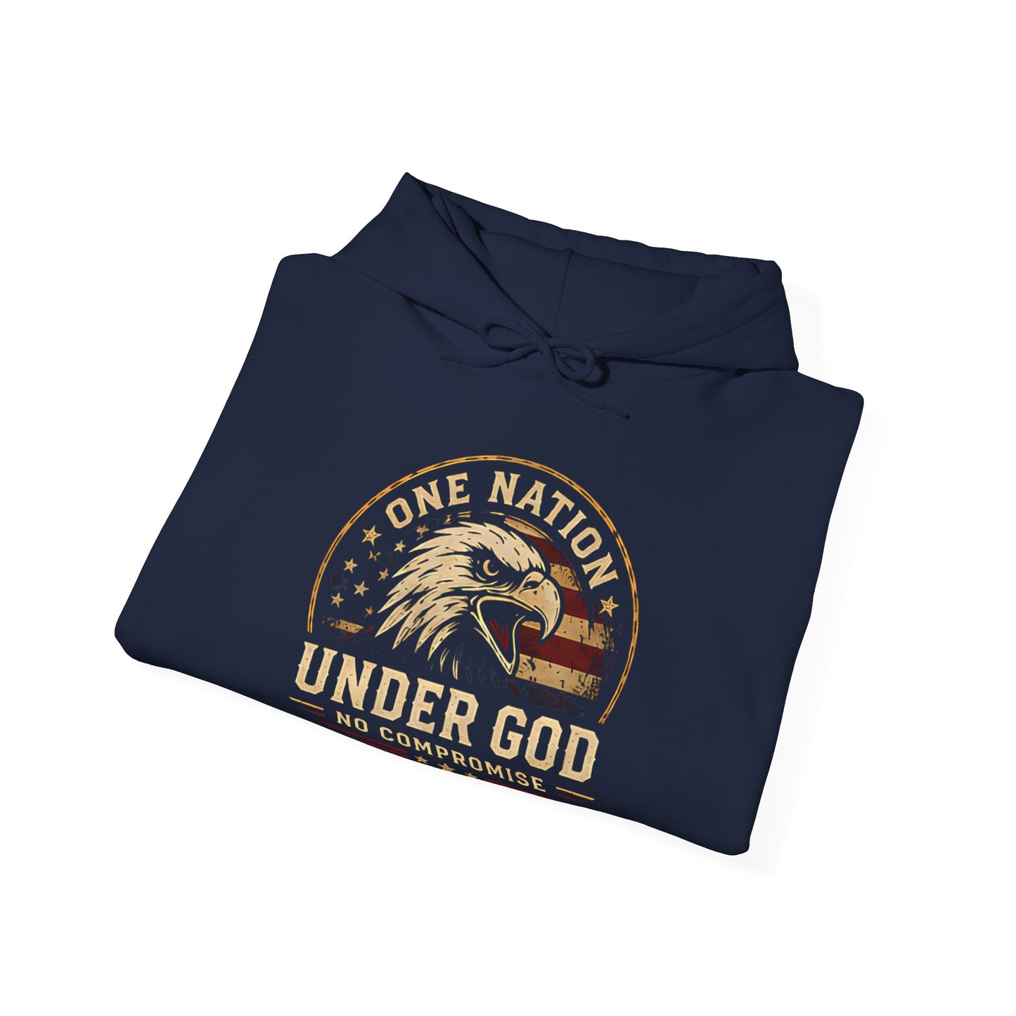 Under God Eagle Hoodie — "One Nation Under God" Patriotic Pullover